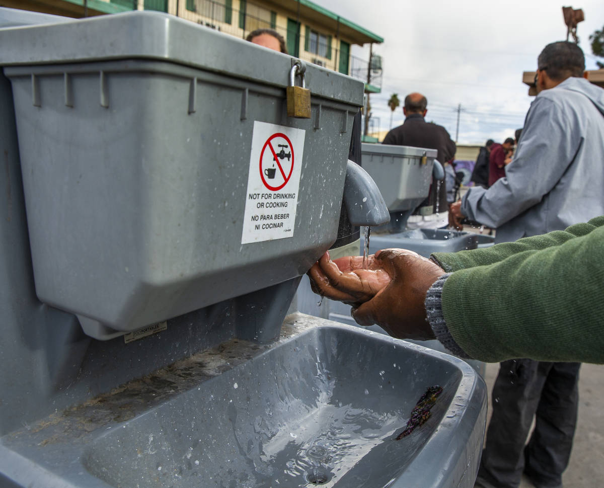 Clients say that water tends to run out quickly in the washing stations about the porta potties ...