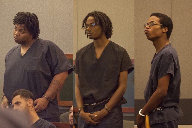 Murder case against three men to be presented to a grand jury (Michael Quine/Las Vegas Review-Journal)