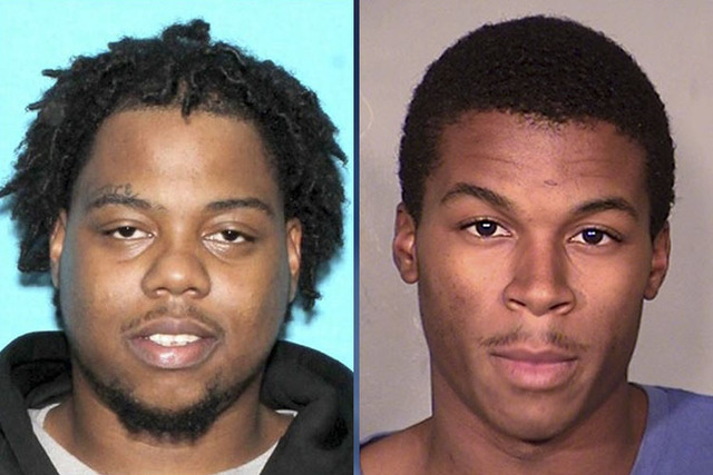Ray Brown, 22, left, and Lee Dominic Sykes, 20 (Las Vegas Metropolitan Police Department)