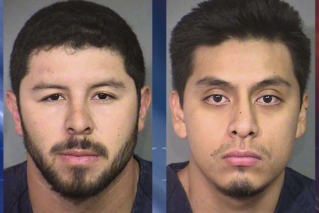 Rodrigo Rodriguez, left, and Kely Byron Lemus-Leyva (Las Vegas Metropolitan Police Department)