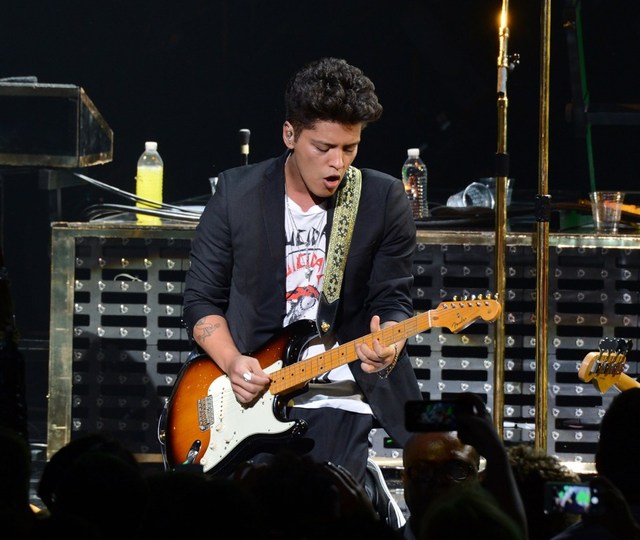 Bruno Mars performs Sunday at The Chelsea at The Cosmopolitan of Las Vegas. (Courtesy/Denise Truscello)