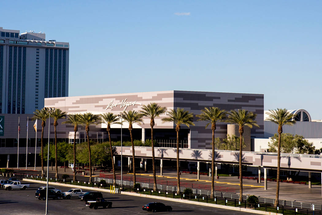 The Las Vegas Convention Center in Las Vegas, Sunday, April 2, 2017. (Elizabeth Brumley Las Vegas Review-Journal) @EliPagePhoto