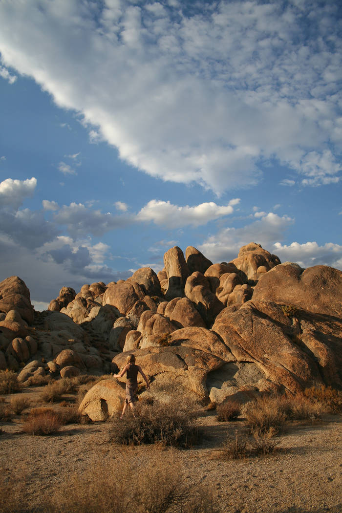 The 30,000-acre Alabama Hills Recreation Area is made up of granite formations. (Deborah Wall)