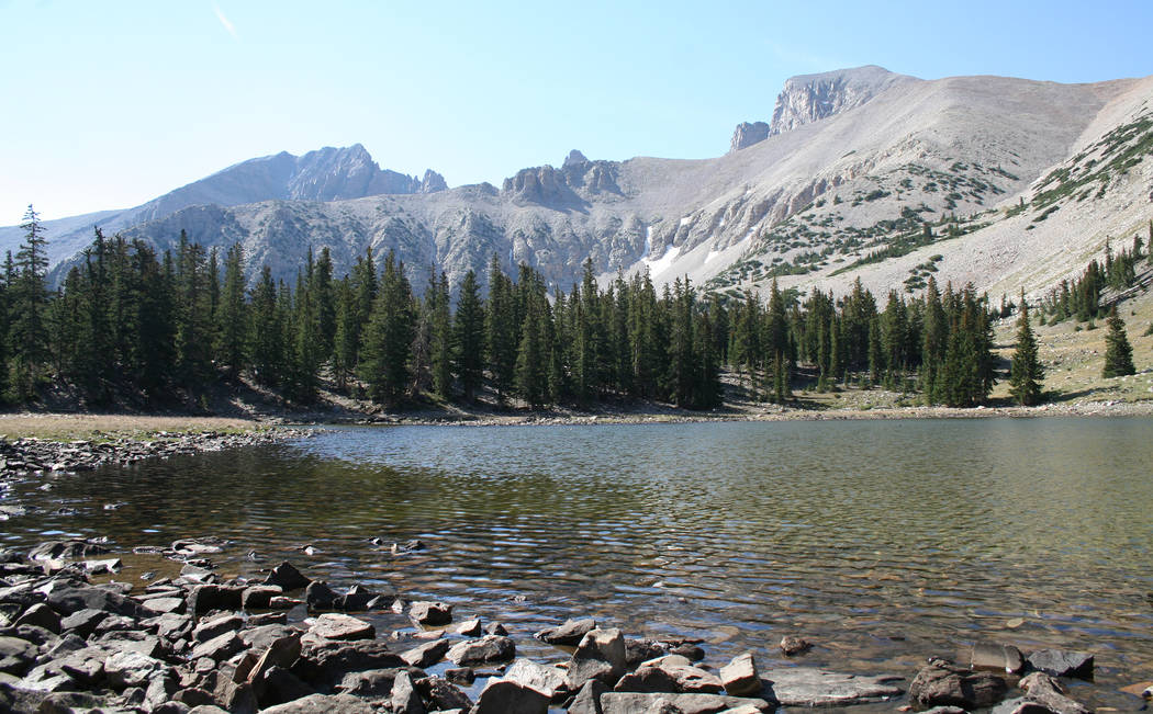 Stella Lake is located at the base of Wheeler Peak in Great Basin National Park along the Alpine Lakes Loop Trail. (Deborah Wall)