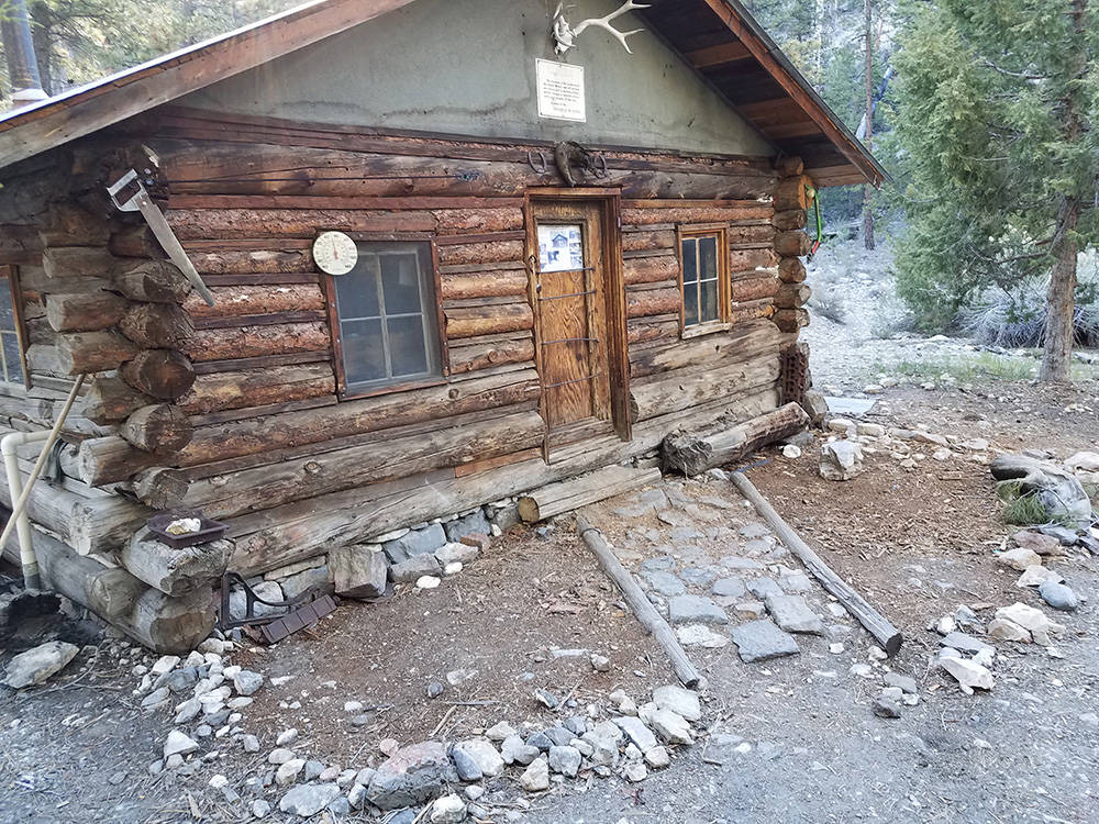 Hidden Forest cabin is seen in May. It is on the National Register of Historic Places. (Spencer Lodge)