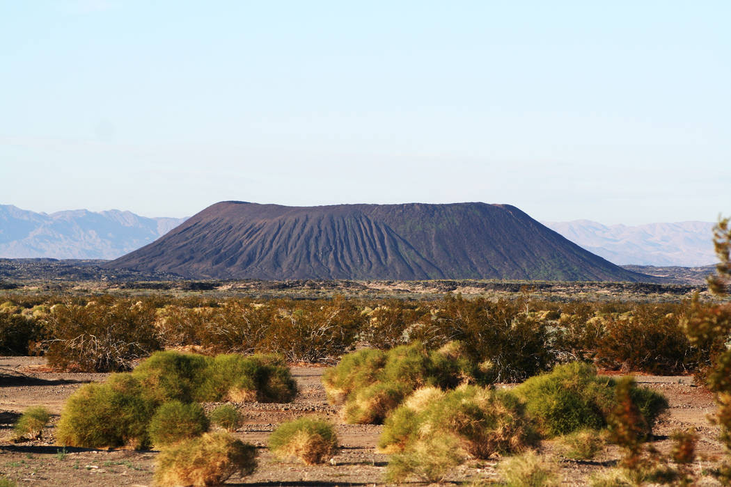 Amboy Crater is located just a few minutes drive west of Amboy, Calif. along scenic U.S. Route 66. (Deborah Wall)