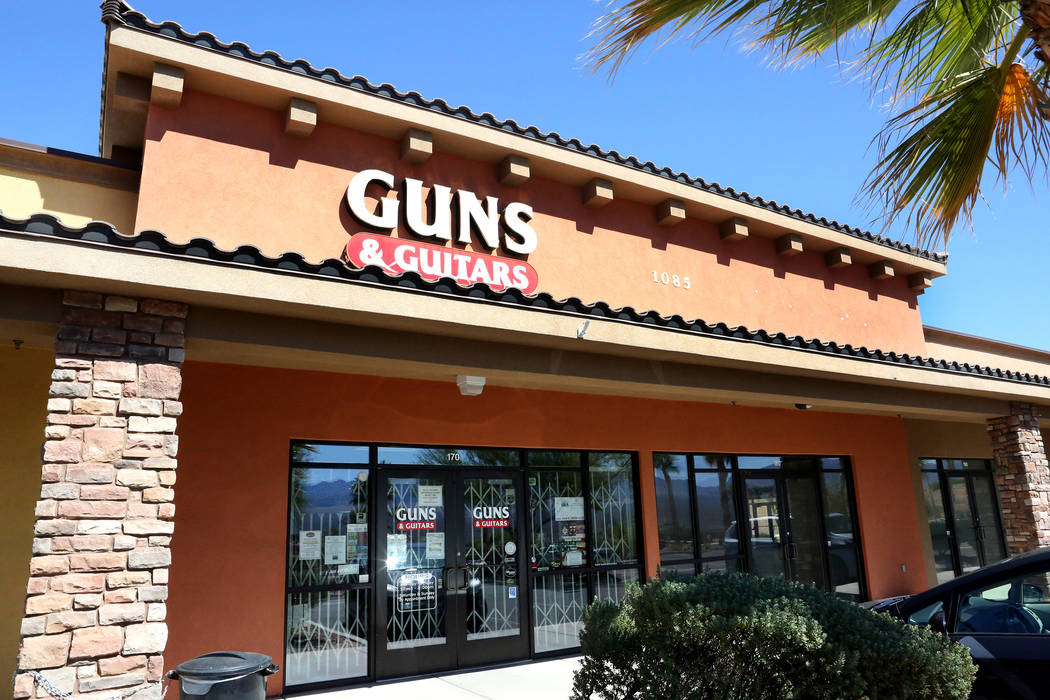 Guns & Guitars in Mesquite on Monday, Oct. 2, 2017, where alleged Strip gunman Stephen Paddock had been known to shop. Michael Quine/Las Vegas Review-Journal @Vegas88s