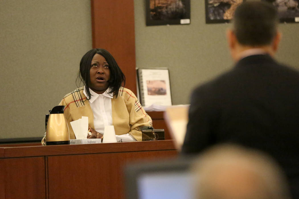 Latasha White testifies on Friday, Dec. 1, 2017 during the penalty phase of her son, Bryan ...