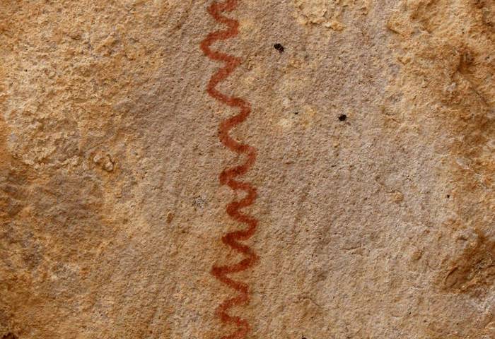 Dozens of petroglyphs, which are pecked in the rock, can be found in Keyhole Canyon. There are ...