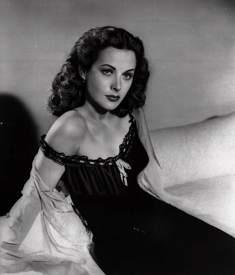 Actress Hedy Lamarr is shown in this 1946 photo. Lamarr, the Austrian-born actress whose exotic glamour and sex appeal sparked a string of hit films of the '30s and '40s. (AP Photo)