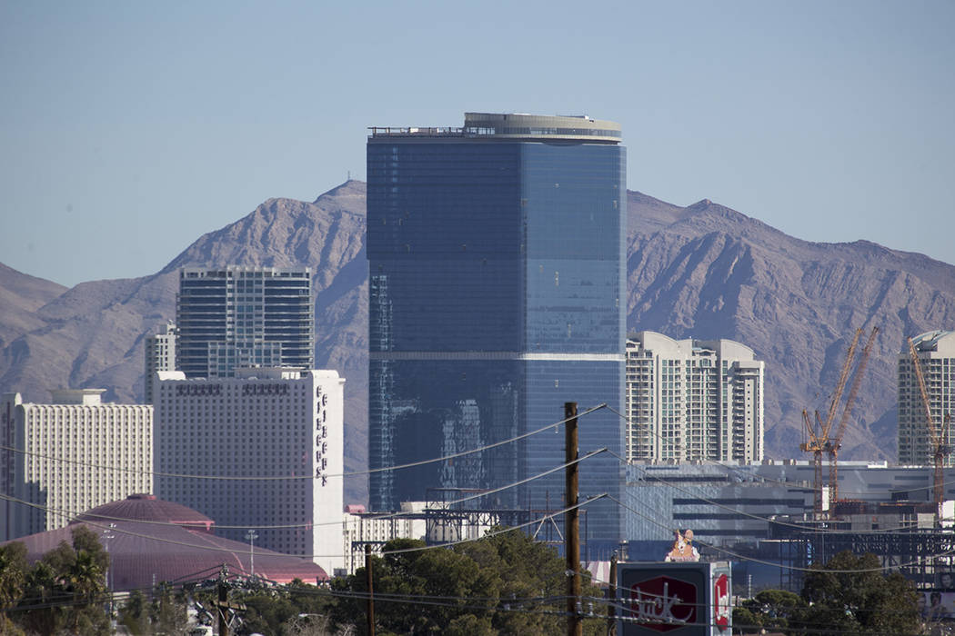 The unfinished Fontainebleau project on the Vegas Strip, Feb. 8, 2018. Richard Brian Las Vegas ...