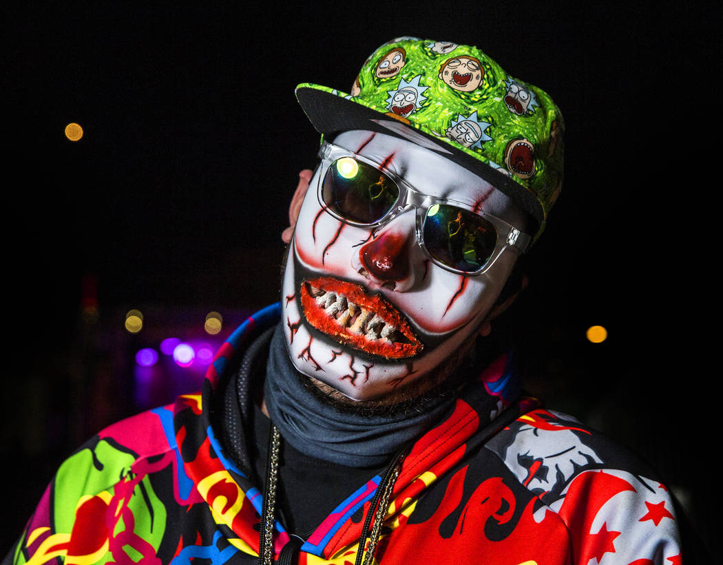 Jason Domingue, from Waxahachie, TX, at Insane Clown Posse's Juggalo Weekend on Saturday, February 17, 2018, at Fremont Country Club, in Las Vegas. Benjamin Hager Las Vegas Review-Journal @benjami ...