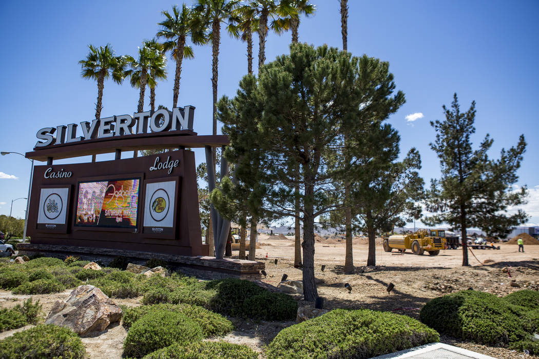The site of Silverton Village, a $60 million retail and hotel project, near Silverton in Las Vegas on Tuesday, April 17, 2018. Patrick Connolly Las Vegas Review-Journal @PConnPie
