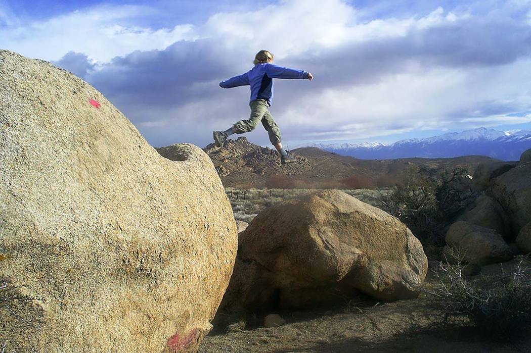 The granite formation of the Buttermilks near Bishop, California, are a top destination for visitors, whether they come to do some serious bouldering or just to explore and have fun. (Deborah Wall ...