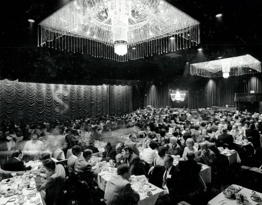 The Congo Room at the Sahara hotel-casino in 1985. (Las Vegas News Bureau)