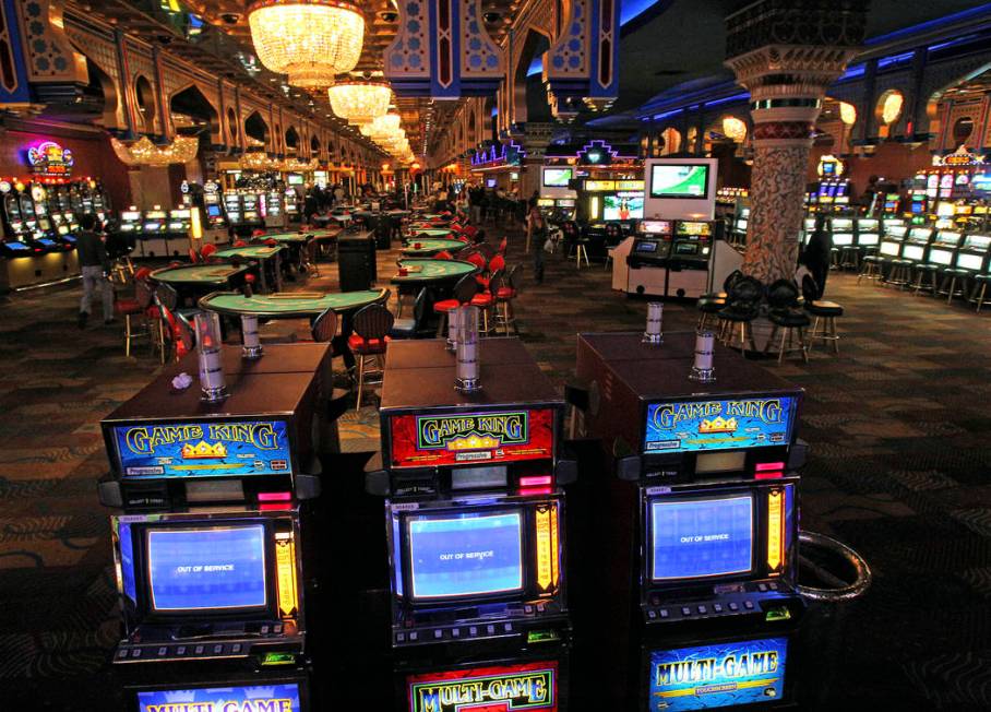 Interior view of the gaming floor at the Sahara hotel-casino in 2011. (Las Vegas Review-Journal ...