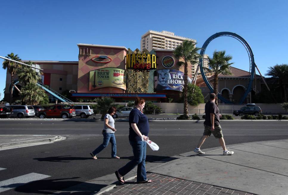The closed Sahara hotel-casino pictured in November of 2011. (Las Vegas Review-Journal File Photo)