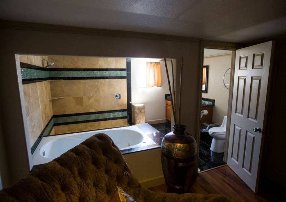 A partial view of a suite at the Love Ranch brothel in Crystal, just north of Pahrump, on Frida ...