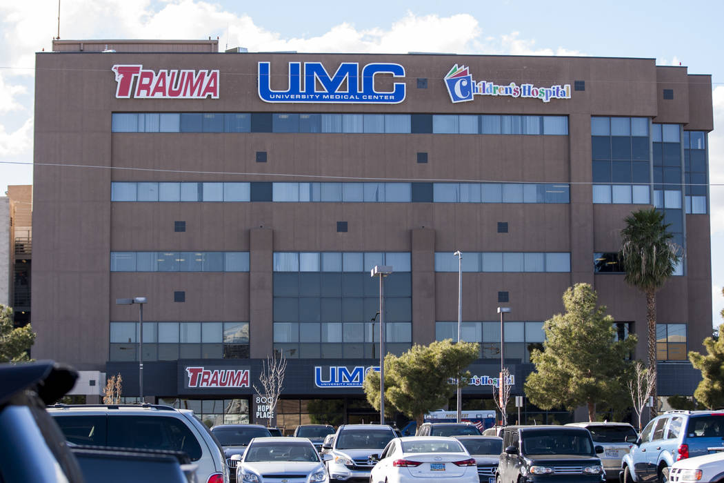 The UMC Trauma Center, Nevada's only level 1 trauma center, in Las Vegas on Thursday, Jan. 25, 2018. Patrick Connolly Las Vegas Review-Journal @PConnPie