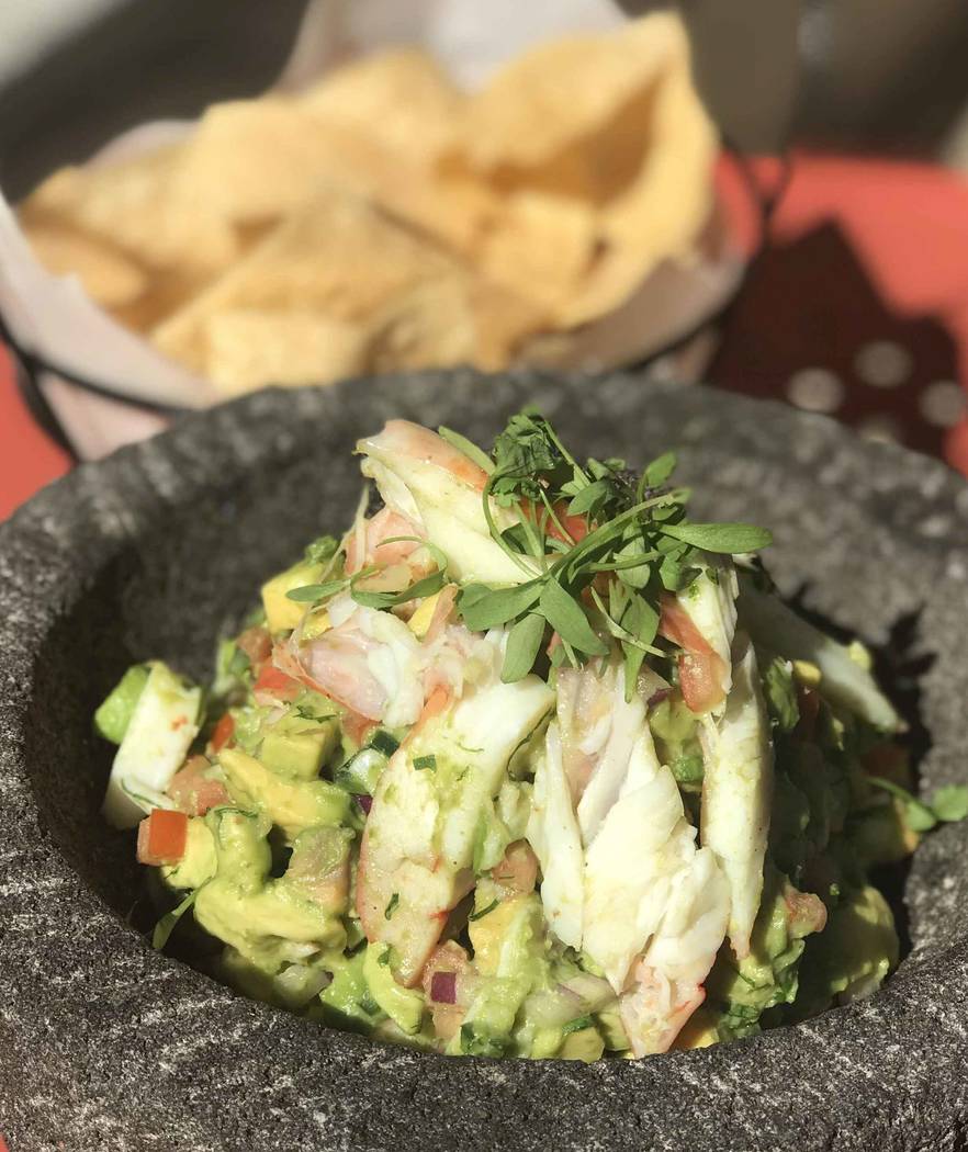 Ark Restaurants King crab guacamole at Gonzalez y Gonzalez