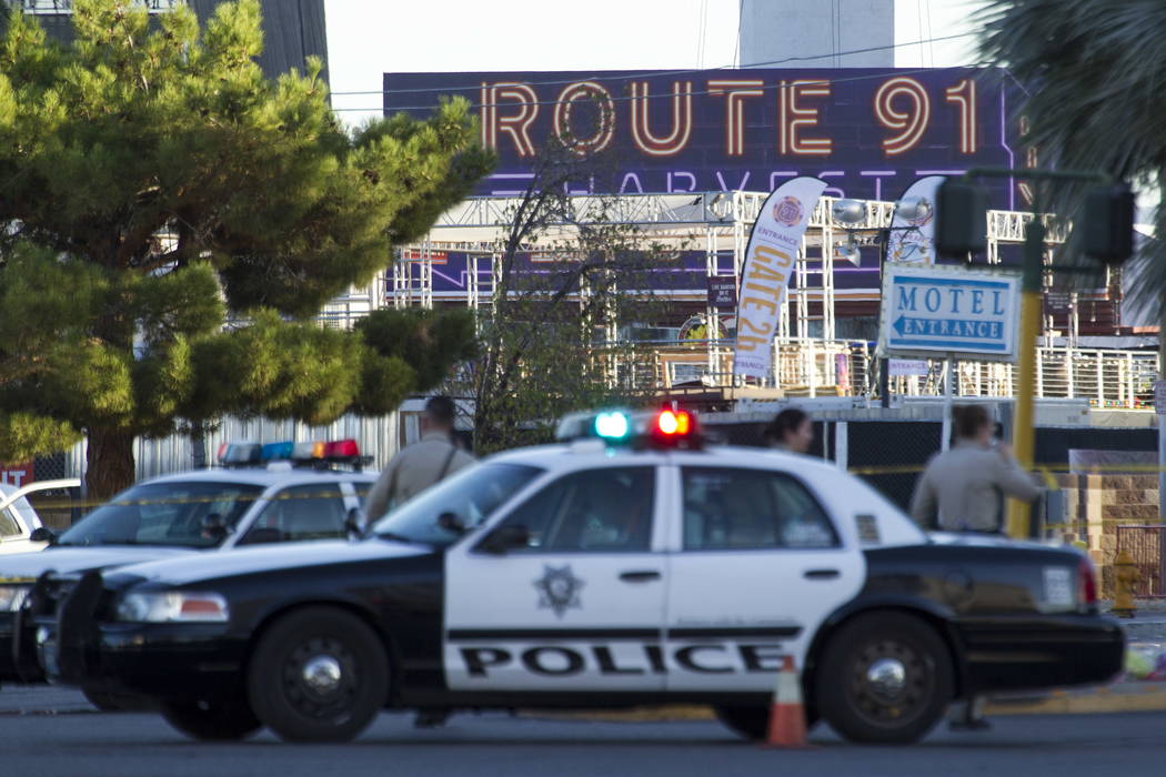 Scene's from day after the Route 91 Harvest shooting in Las Vegas October 2, 2017. Richard Brian