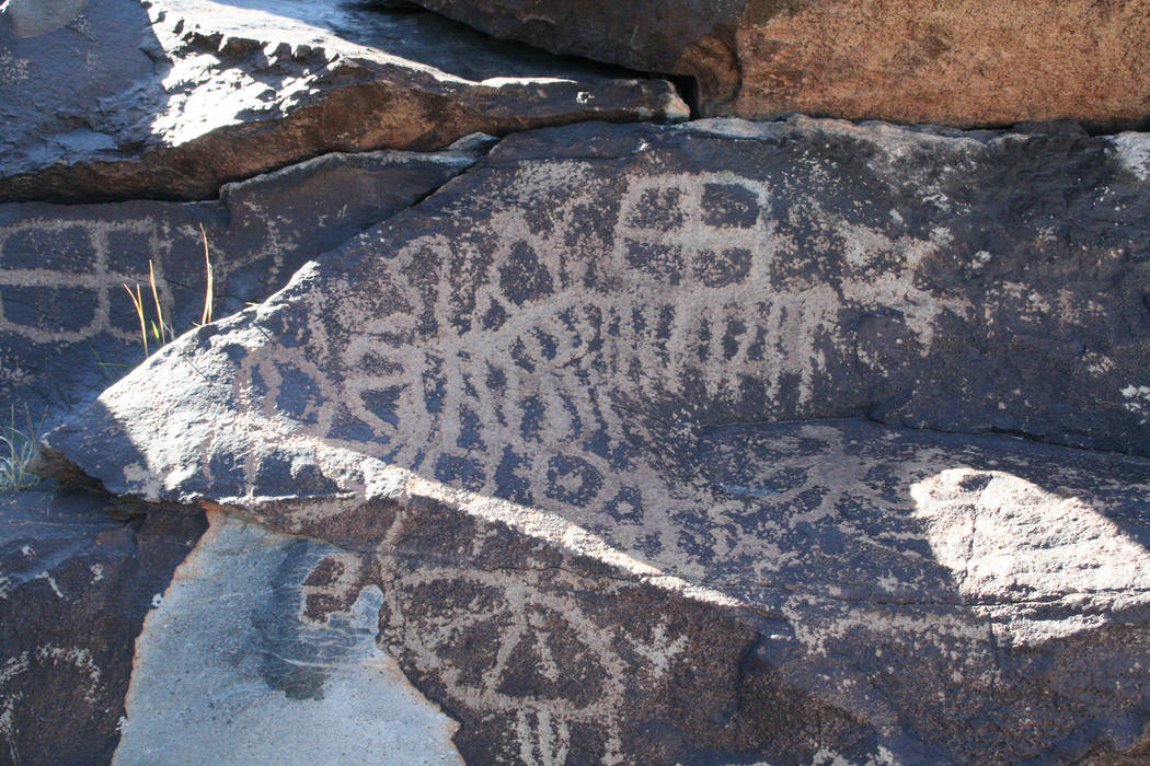 Grapevine Canyon is one of the finest Native American rock art sites in Southern Nevada. (Deborah Wall)