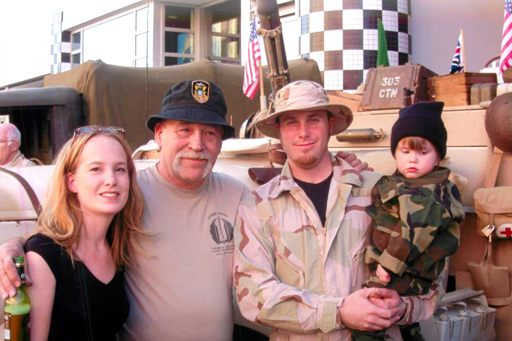 Billy Stojack with his daughter, Kristen, son Ryan, and granddaughter, Jocelyn. Photo courtesy ...
