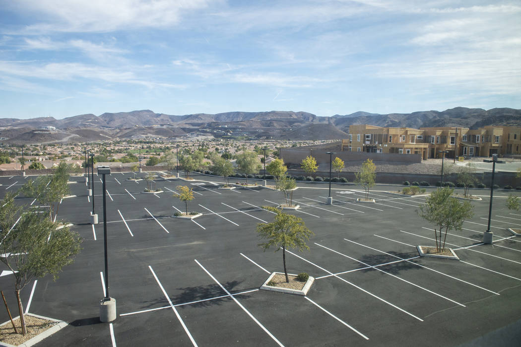 A view from the second story of one the properties recently purchased by Nigro Development in the Coronado Canyons retail center in Henderson, Tuesday, Nov. 13, 2018. Caroline Brehman/Las Vegas Re ...