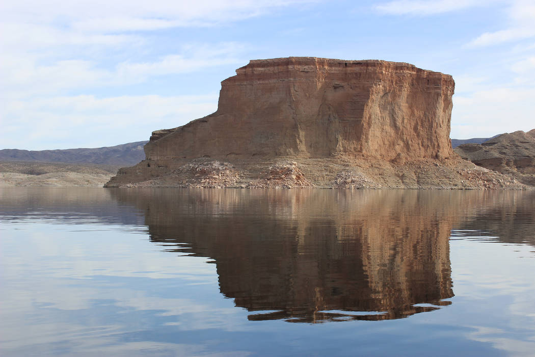 The Temple Bar formation in Lake Mead National Recreation Area. (Deborah Wall/Las Vegas Review-Journal)