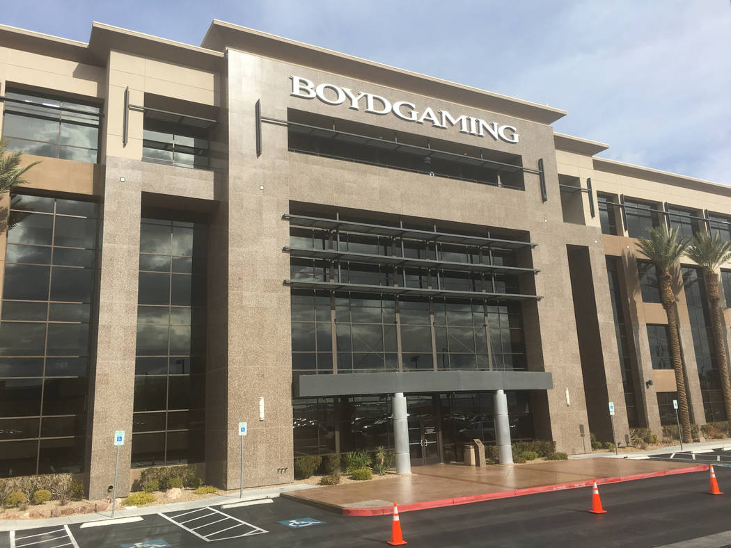 Casino operator Boyd Gaming Corp. filed plans to build two 10-story office buildings at the northeast corner of Buffalo Drive and Sunset Road in Las Vegas. Its current main office building, 6465 S ...