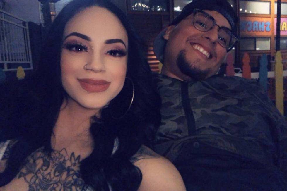 Amber Bustillos with her fiancee, Junior Lopez (Amber Bustillos)