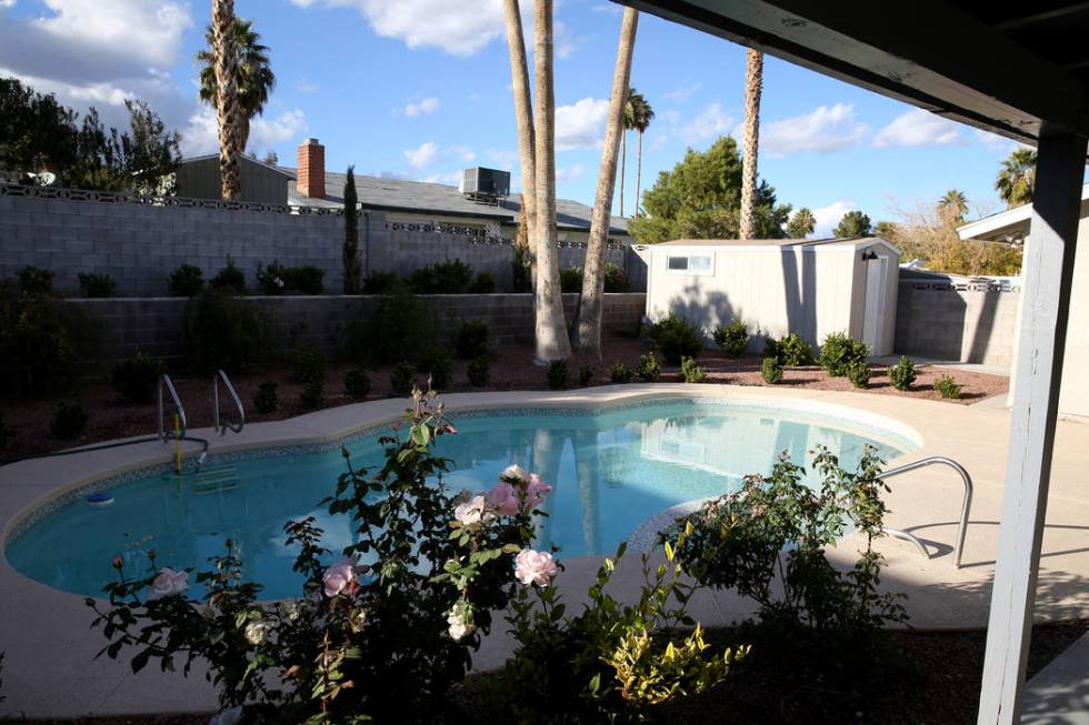 The home of Billi Dunning and her husband Brent Hawthorne at 2405 La Estrella St. in Henderson Friday, Nov. 30, 2018. The couple said the home, which was featured on the HGTV show Flip or Flop Veg ...