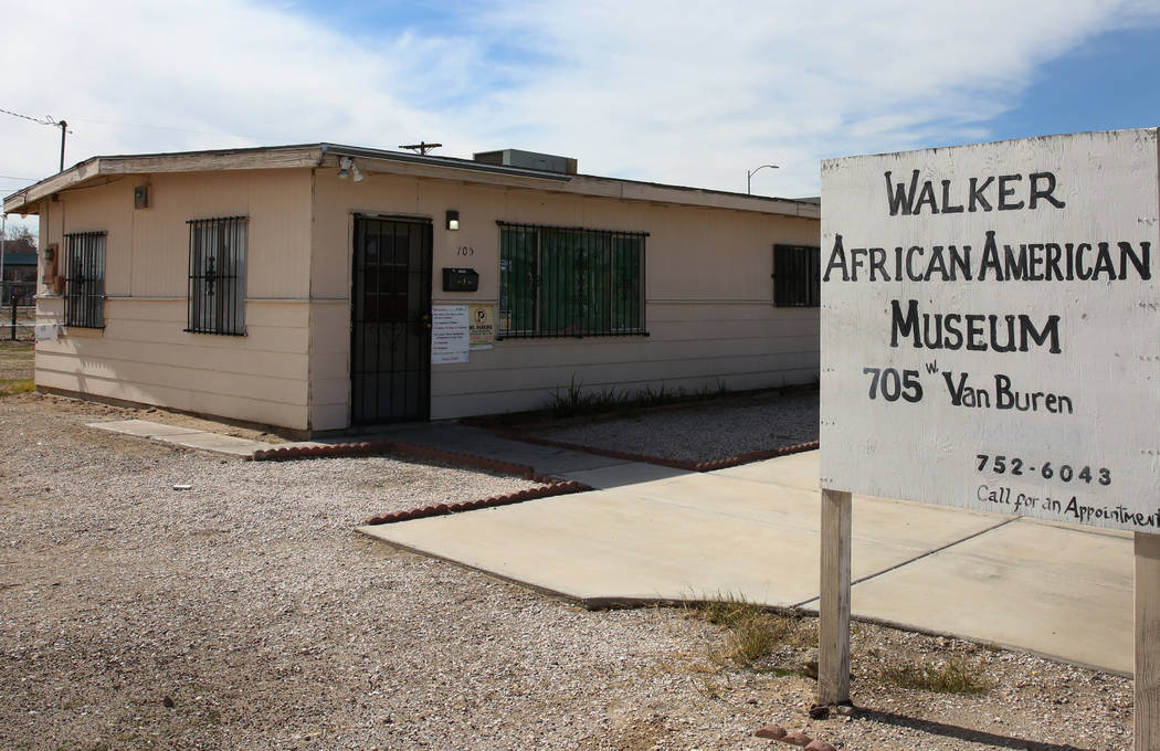 DONT USE NOT IN STORY Walker African American museum is seen on Monday, Feb. 25, 2019, in Las Vegas. Bizuayehu Tesfaye Las Vegas Review-Journal @bizutesfaye