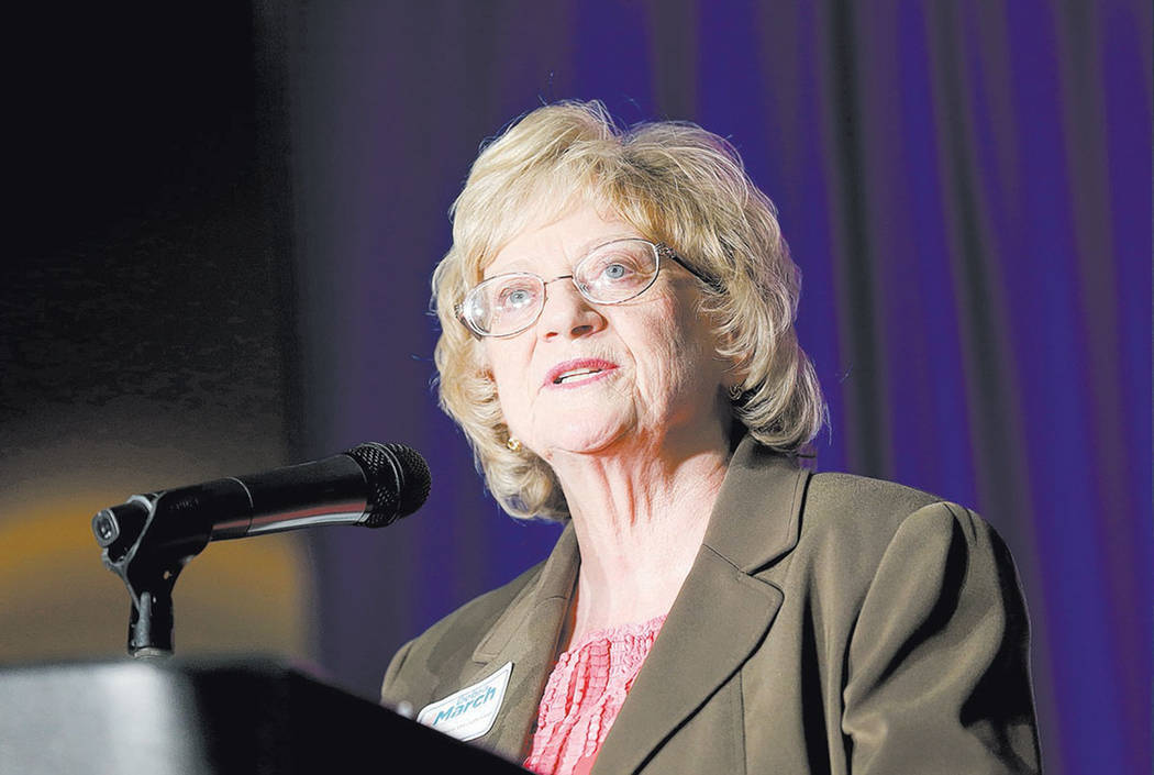Nevada State Sen. Joyce Woodhouse, seen in 2016 (Las Vegas Review-Journal)