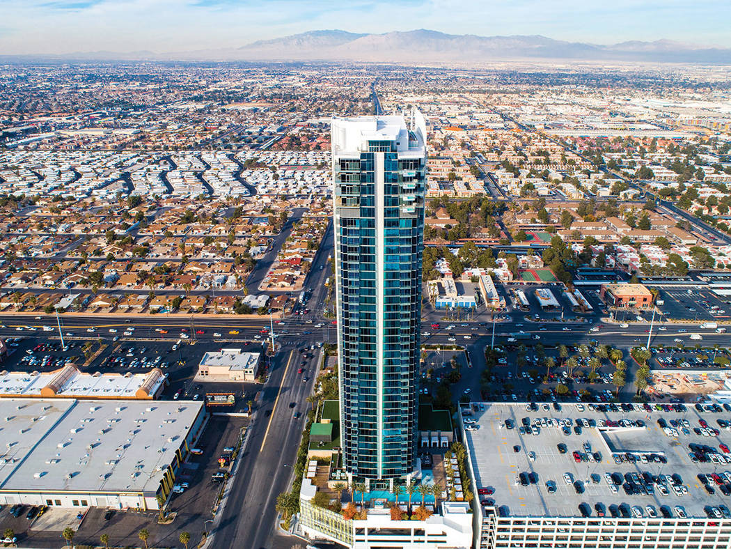 The Maloof family built the Palms, and then later the Palms Place, a boutique condo-hotel, on the west side of the property in 2006. (Ivan Sher Group)