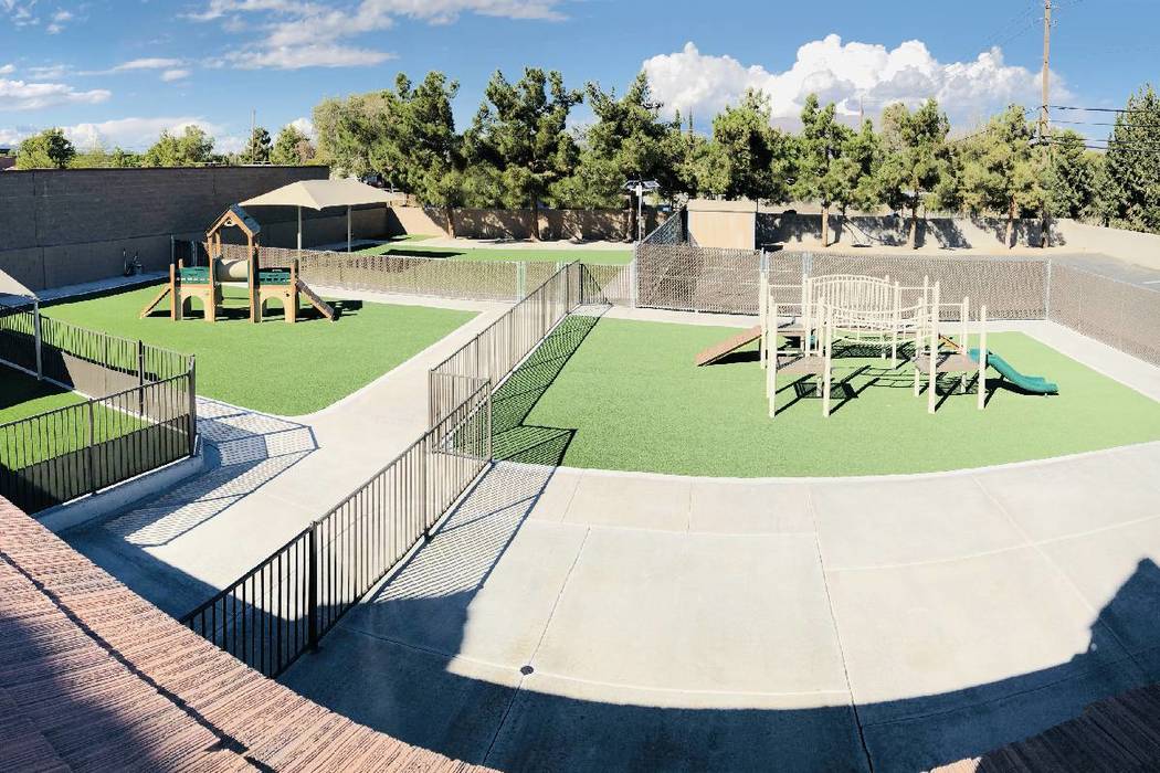 The backyard play areas at Tails. (courtesy)