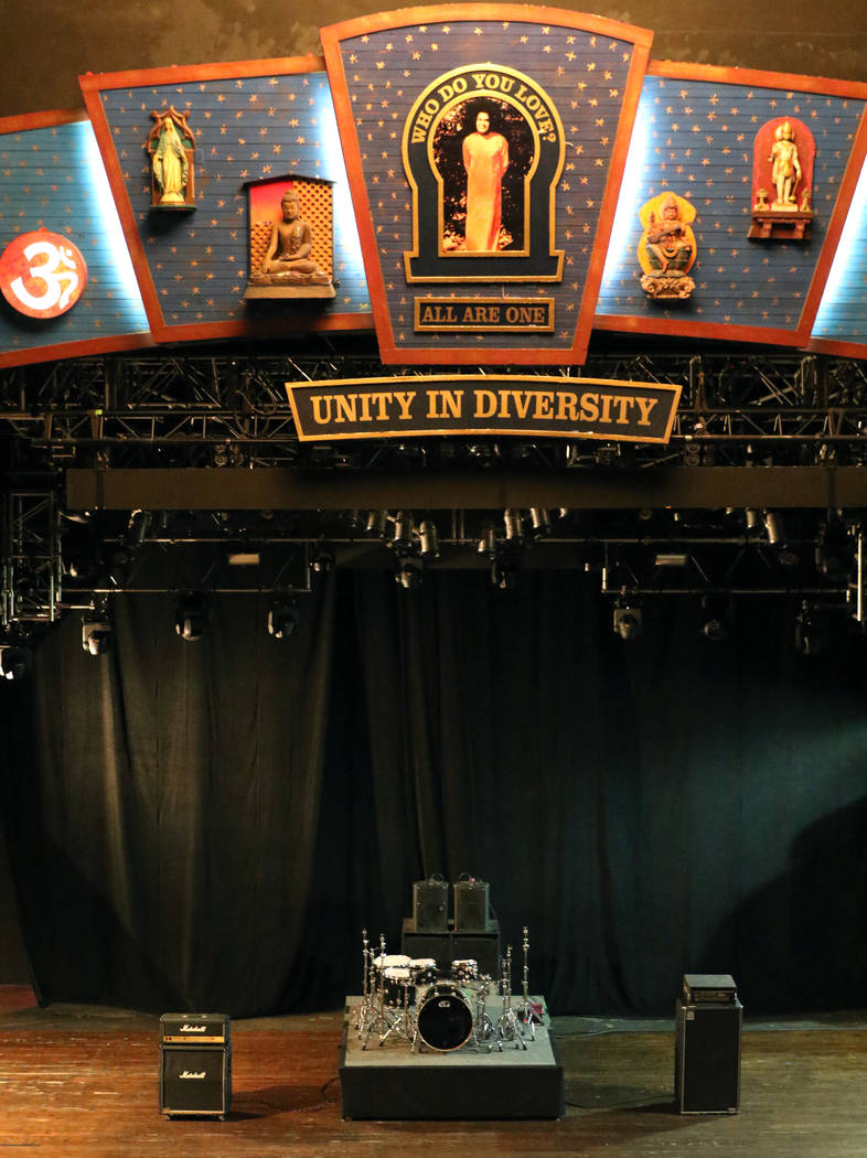 The House of Blues stage at Mandalay Bay hotel-casino photographed on Friday, Feb. 22, 2019, in ...