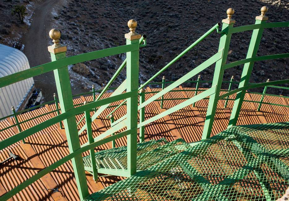 Stairs to the observatory. (Tonya Harvey Real Estate Millions)