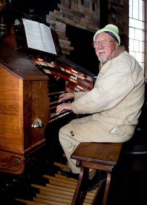 Randy Johnston, who built the Hard Luck Mine Castle, has created a pipe organ gallery in the four-story structure that is located in Esmeralda County. (Tonya Harvey Real Estate Millions)