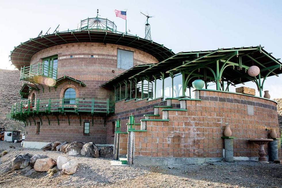 Hard Luck Mine Castle is in Esmeralda County, about 20 miles from Death Valley’s Scotty’s Castle. It is listed for $900,000. (Tonya Harvey Real Estate Millions)