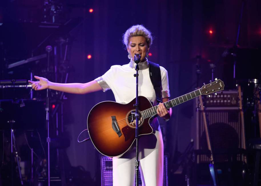 Tori Kelly performs at the 2016 Clive Davis Pre-Grammy Gala at the Beverly Hilton Hotel on Sunday, Feb. 14, 2016, in Beverly Hills, Calif. (Photo by Chris Pizzello/Invision/AP)