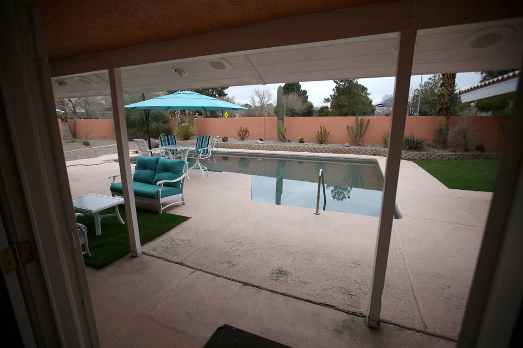 The former home of Las Vegas mobster Tony "The Ant" Spilotro at 4675 Balfour Drive in Las Vegas on Monday, Jan. 14, 2019. K.M. Cannon Las Vegas Review-Journal @KMCannonPhoto