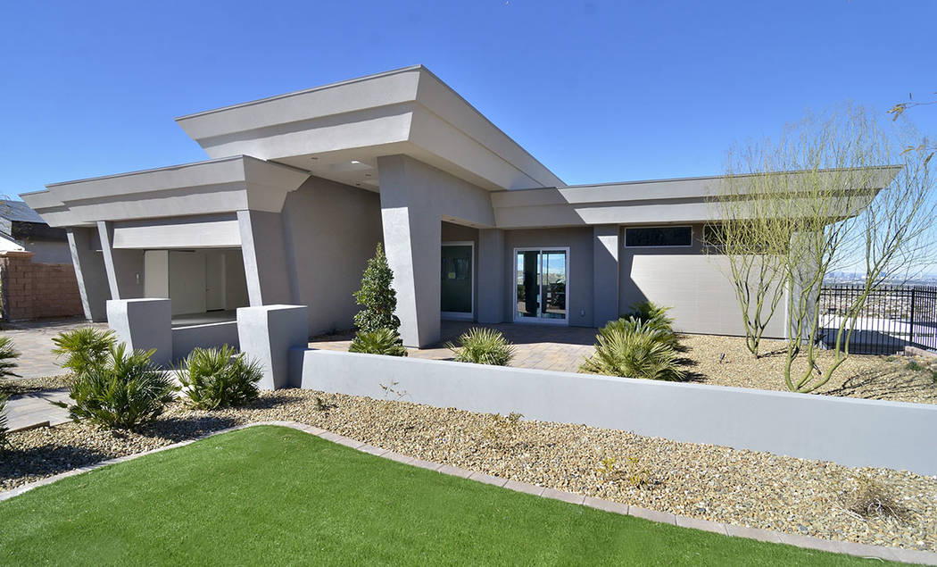 This MacDonald Highlands home at 665 Tranquil Rim was designed by Las Vegas architect Richard Luke. It has lots of good feng shui. The home is listed for $3,995,000. (Bill Hughes/Real Estate Millions)