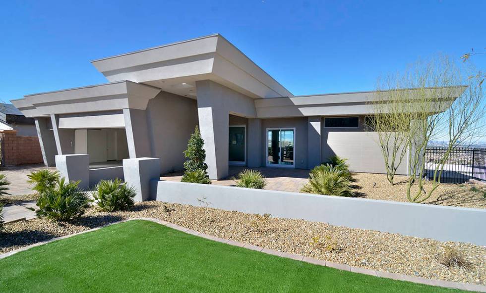 This MacDonald Highlands home at 665 Tranquil Rim was designed by Las Vegas architect Richard Luke. It has lots of good feng shui. The home is listed for $3,995,000. (Bill Hughes/Real Estate Millions)