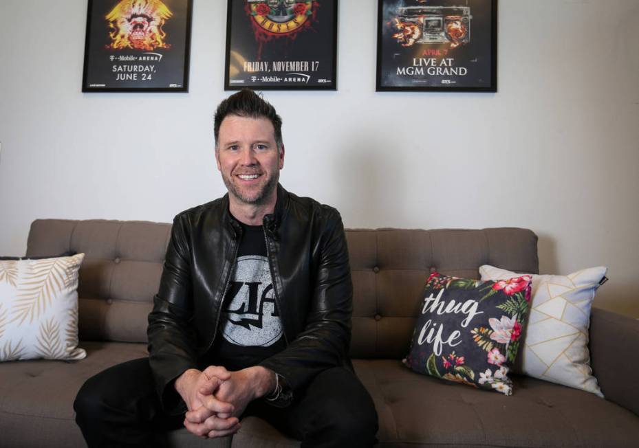 Kurt Melien is the head of the Las Vegas Live Nation office. (Caroline Brehman/Las Vegas Review-Journal) @carolinebrehman