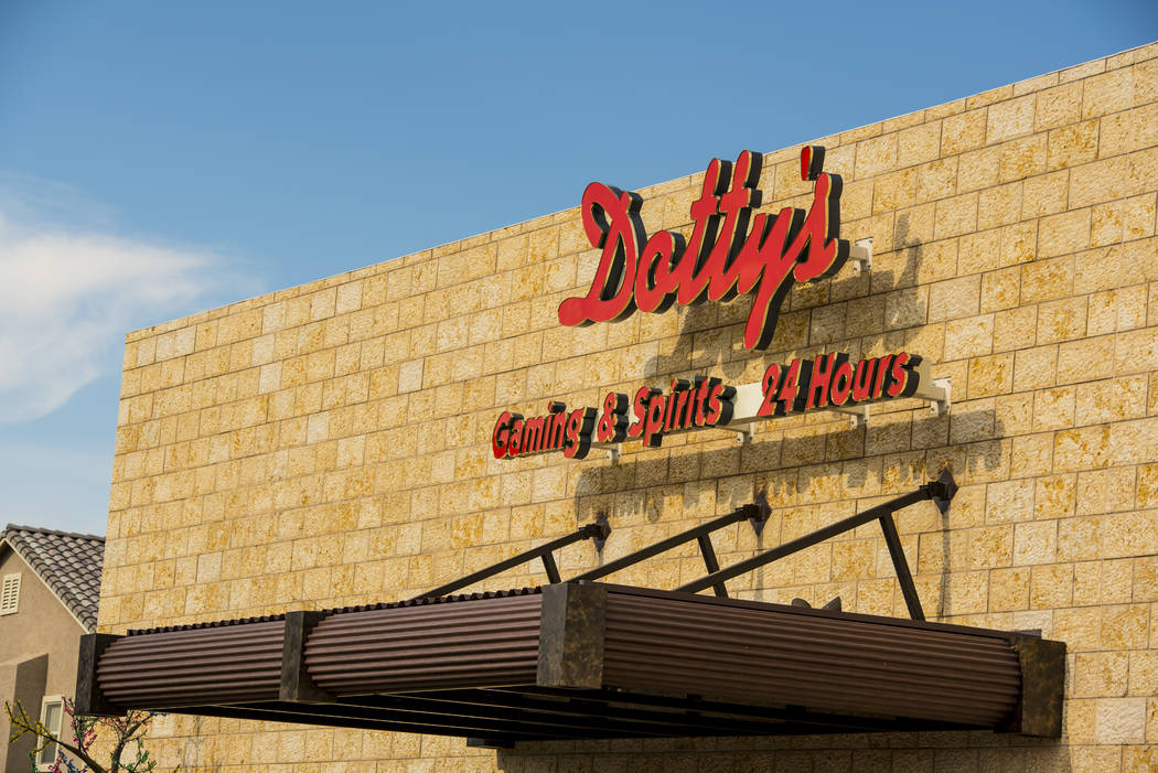 The Dotty's Gaming & Spirits on the corner of Hualapai Way and Sahara Avenue is shown on July 1, 2015. (Joshua Dahl/Las Vegas Review-Journal)