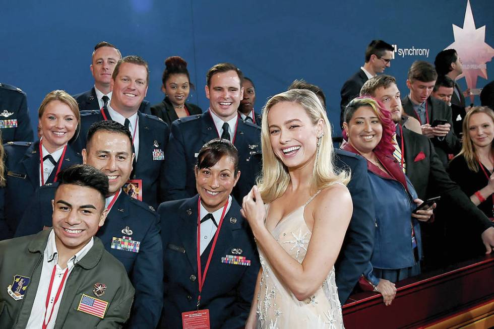 HOLLYWOOD, CA - MARCH 04: Actor Brie Larson attends the Los Angeles World Premiere of Marvel Studios' "Captain Marvel" at Dolby Theatre on March 4, 2019 in Hollywood, California. (Phot ...