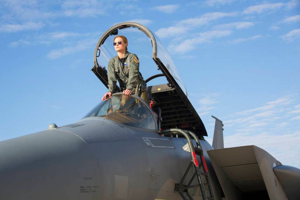 Brie Larson stars as Carol Danvers/Captain Marvel in Marvel Studios' "Captain Marvel." (Chuck Zlotnick/Marvel Studios 2019)