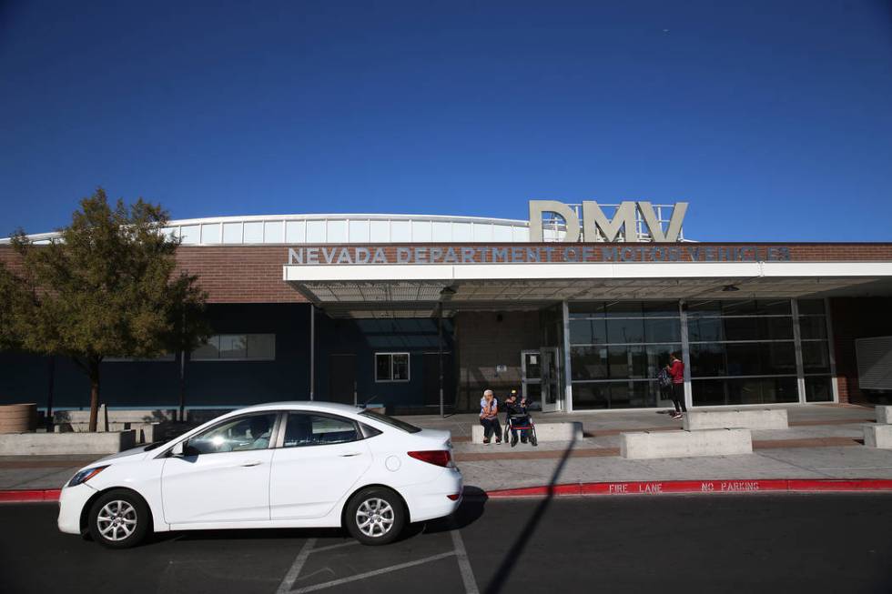 The Nevada Department of Motor Vehicles on East Sahara Avenue in Las Vegas, on Thursday, Jan. 10, 2019. Erik Verduzco Las Vegas Review-Journal @Erik_Verduzco3