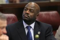 Former Nevada Senate Majority Leader Kelvin Atkinson is expected to plead guilty to a federal wire fraud charge. (Cathleen Allison/AP, File)